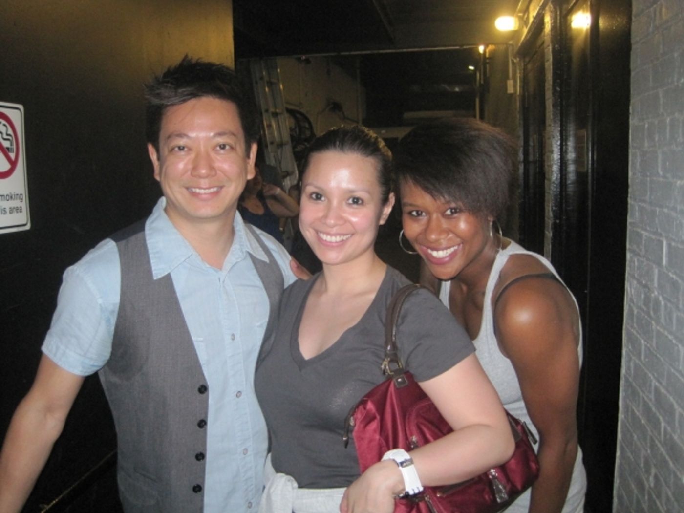 Photo Coverage: Lea Salonga Visits AMERICAN IDIOT Photo Coverage: Lea Salonga Visits AMERICAN IDIOT Image