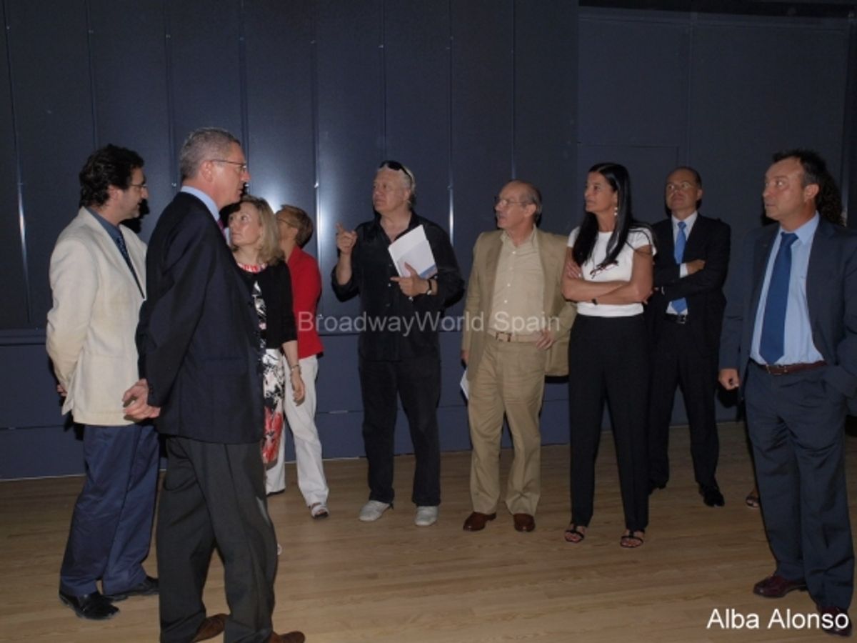 Alberto Ruiz Gallardon, Mario Gas y Alicia Moreno at 