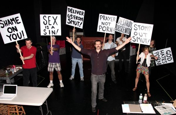 (l-r) Frank Blocker, John-Charles Kelly, Stephen Hope, Jerry Douglas (Director), Malc Photo