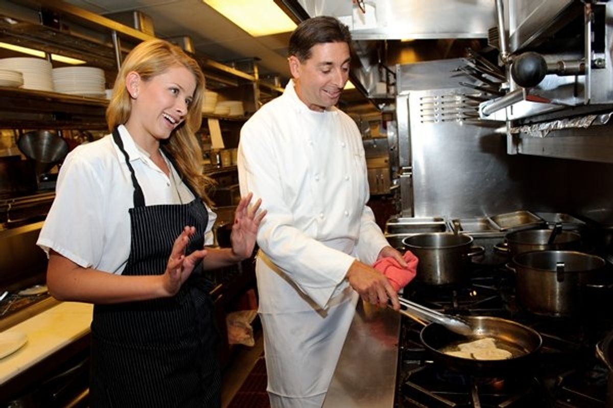 Lauren Bosworth and Chef John Deloach at 