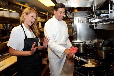 Lauren Bosworth and Chef John Deloach Photo