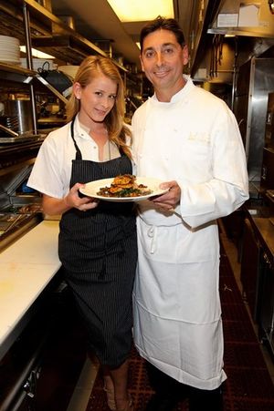 Lauren Bosworth and Chef John Deloach @ BroadwayWorld Lauren Bosworth and Chef John Deloach Photo