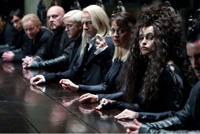 Helena Bonham Carter and Cast Photo
