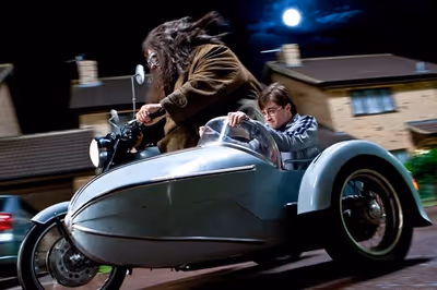 Robbie Coltrane and Daniel Radcliffe Photo