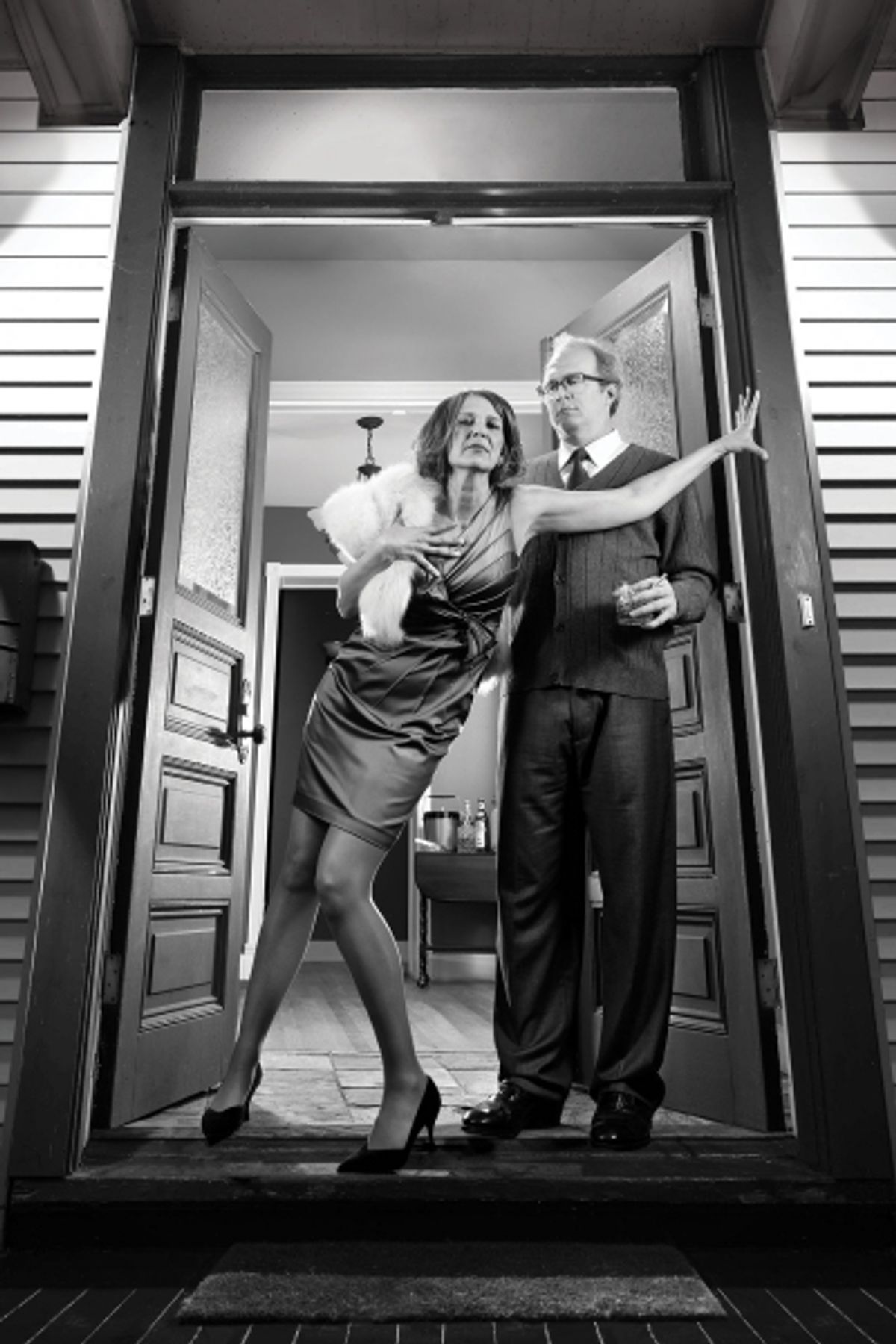 Amy Morton and Tracy Letts at 