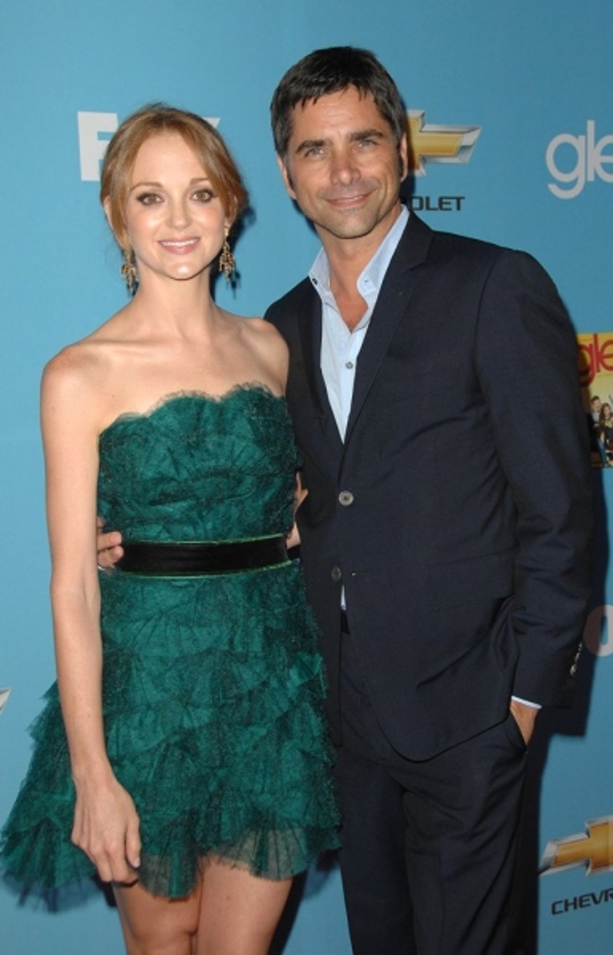 Jayma Mays and John Stamos at 