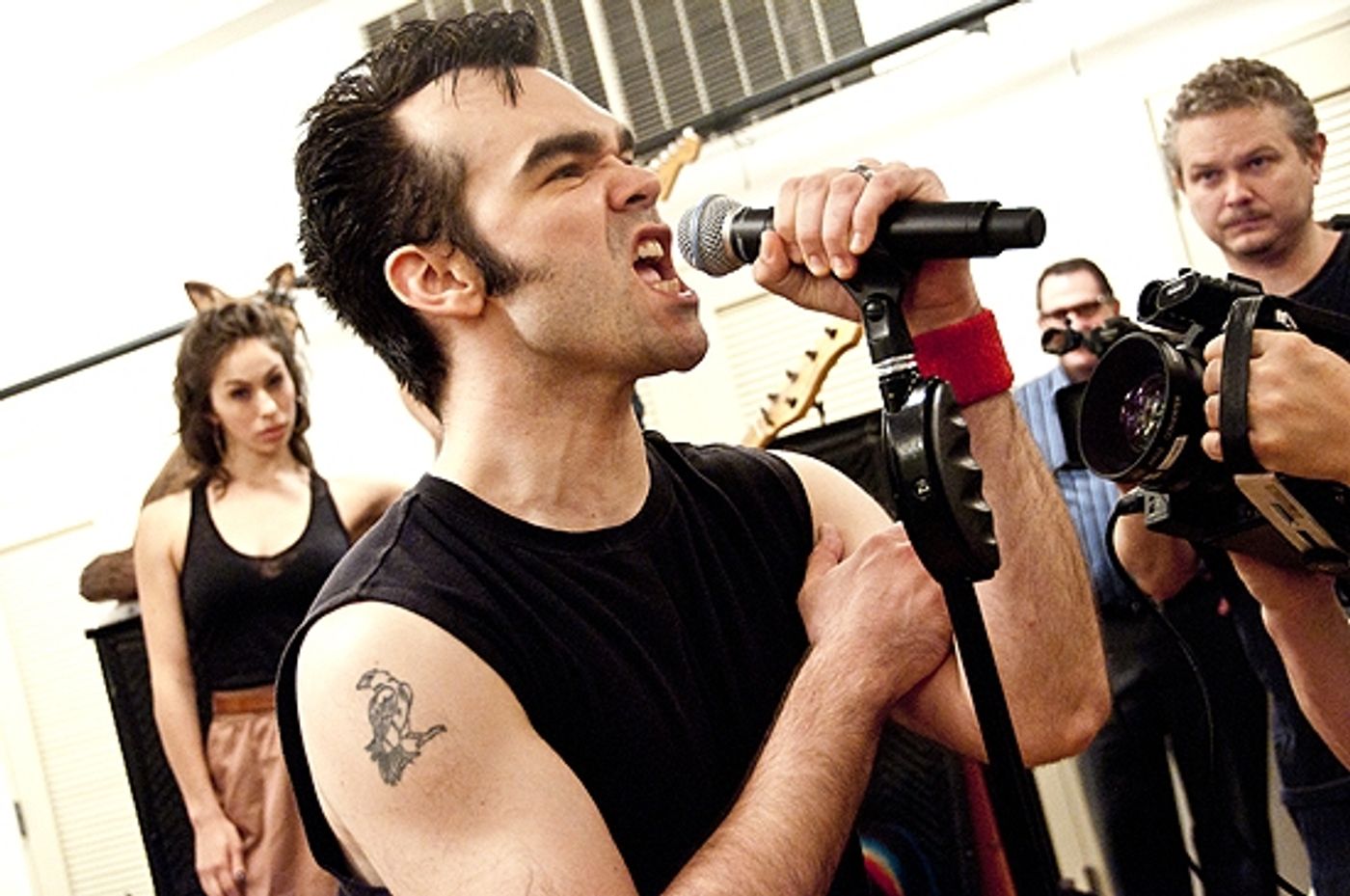 Photo Coverage: BLOODY BLOODY ANDREW JACKSON Meets the Press  Image