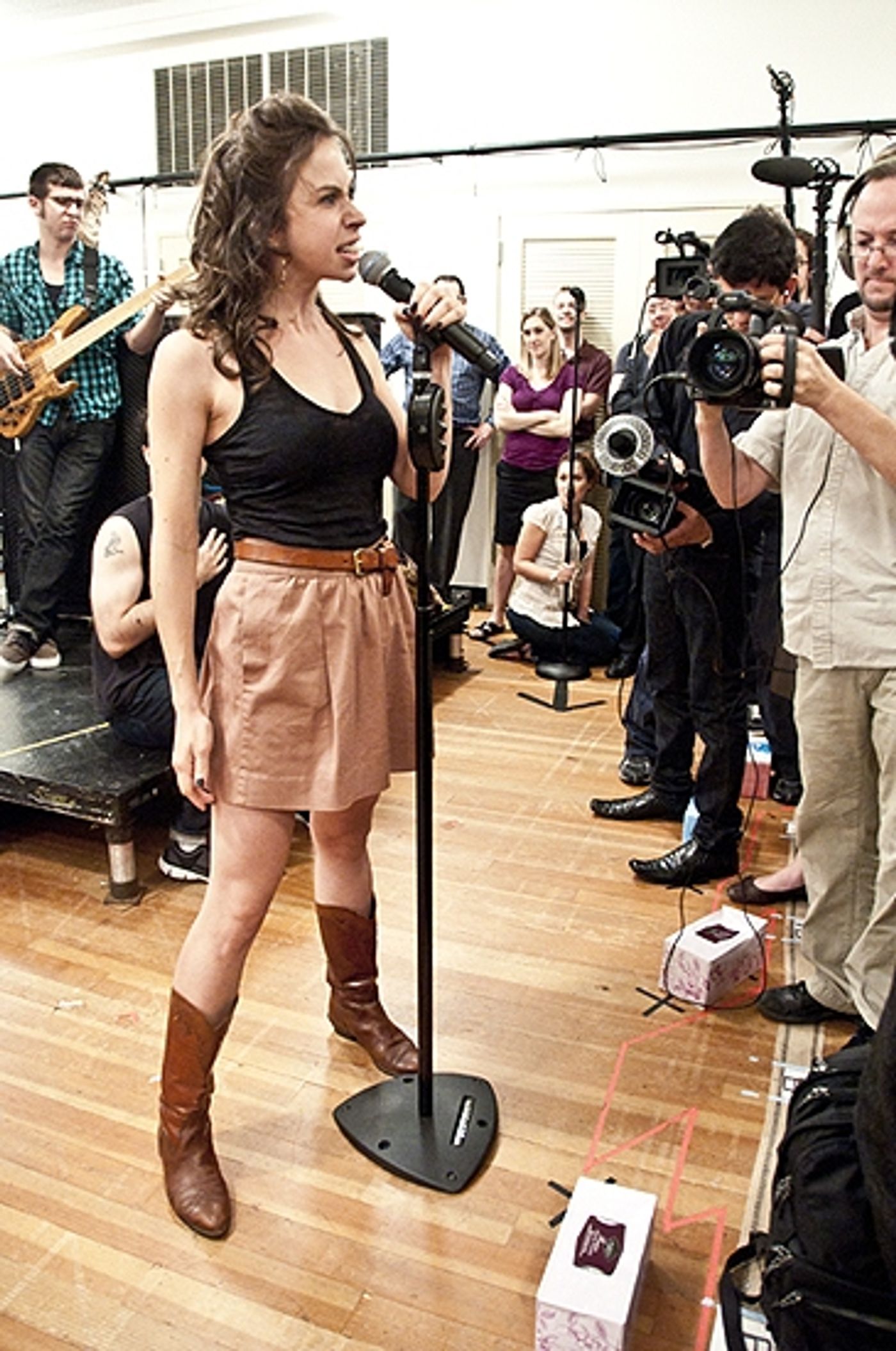 Photo Coverage: BLOODY BLOODY ANDREW JACKSON Meets the Press  Image