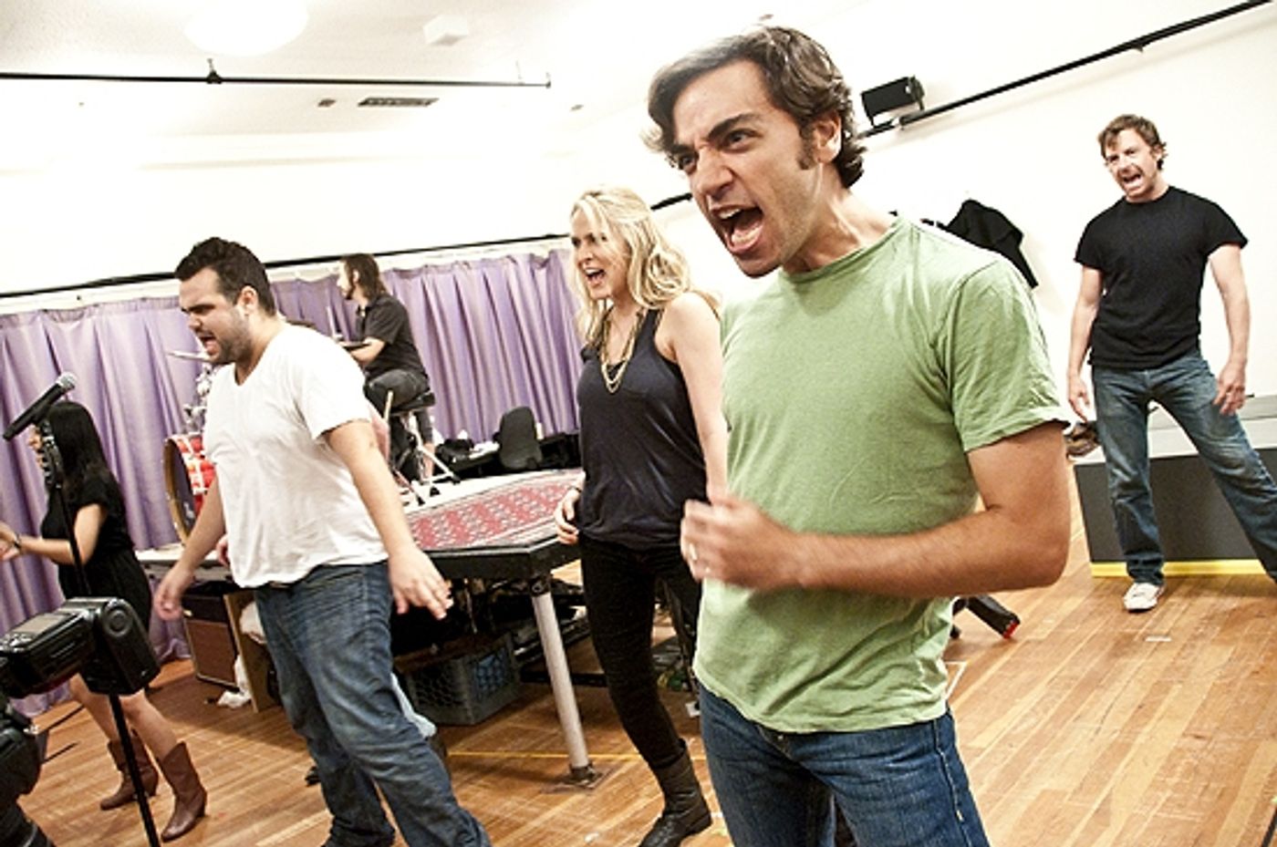 Photo Coverage: BLOODY BLOODY ANDREW JACKSON Meets the Press  Image