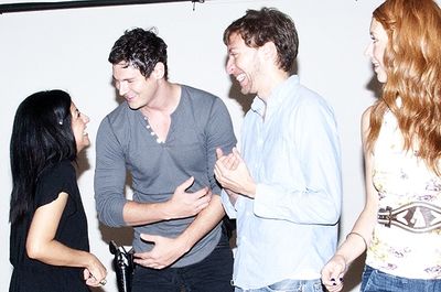 Maria Elena Ramirez, Benjamin Walker, Michael Friedman & Nadia Quinn
 Photo