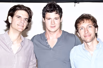 Alex Timbers, Benjamin Walker & Michael Friedman
 Photo
