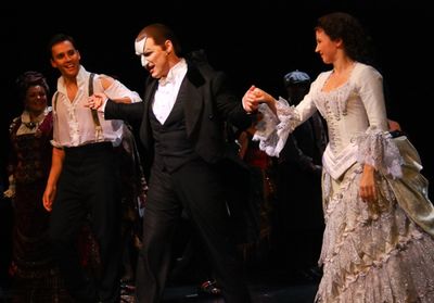 Ryan Silverman, Hugh Panaro, and Sara Jean Ford Photo