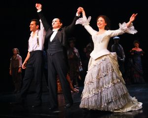 Ryan Silverman, Hugh Panaro, and Sara Jean Ford @ BroadwayWorld Ryan Silverman, Hugh Panaro, and Sara Jean Ford Photo