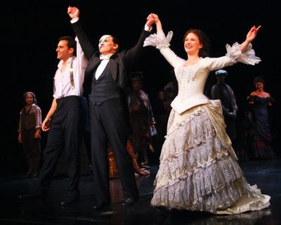 Ryan Silverman, Hugh Panaro, and Sara Jean Ford Photo