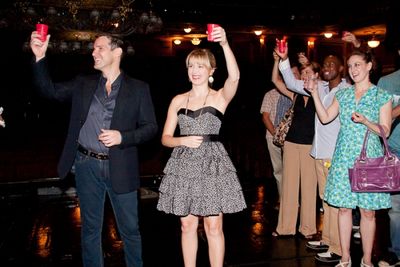 Hugh Panaro, Sara Jean Ford, and the Cast Photo