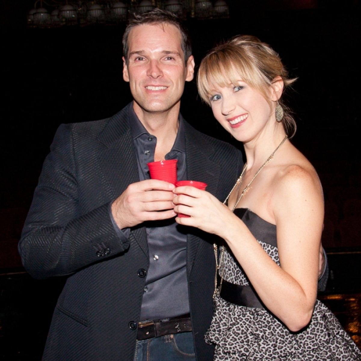 Hugh Panaro and Sara Jean Ford at 