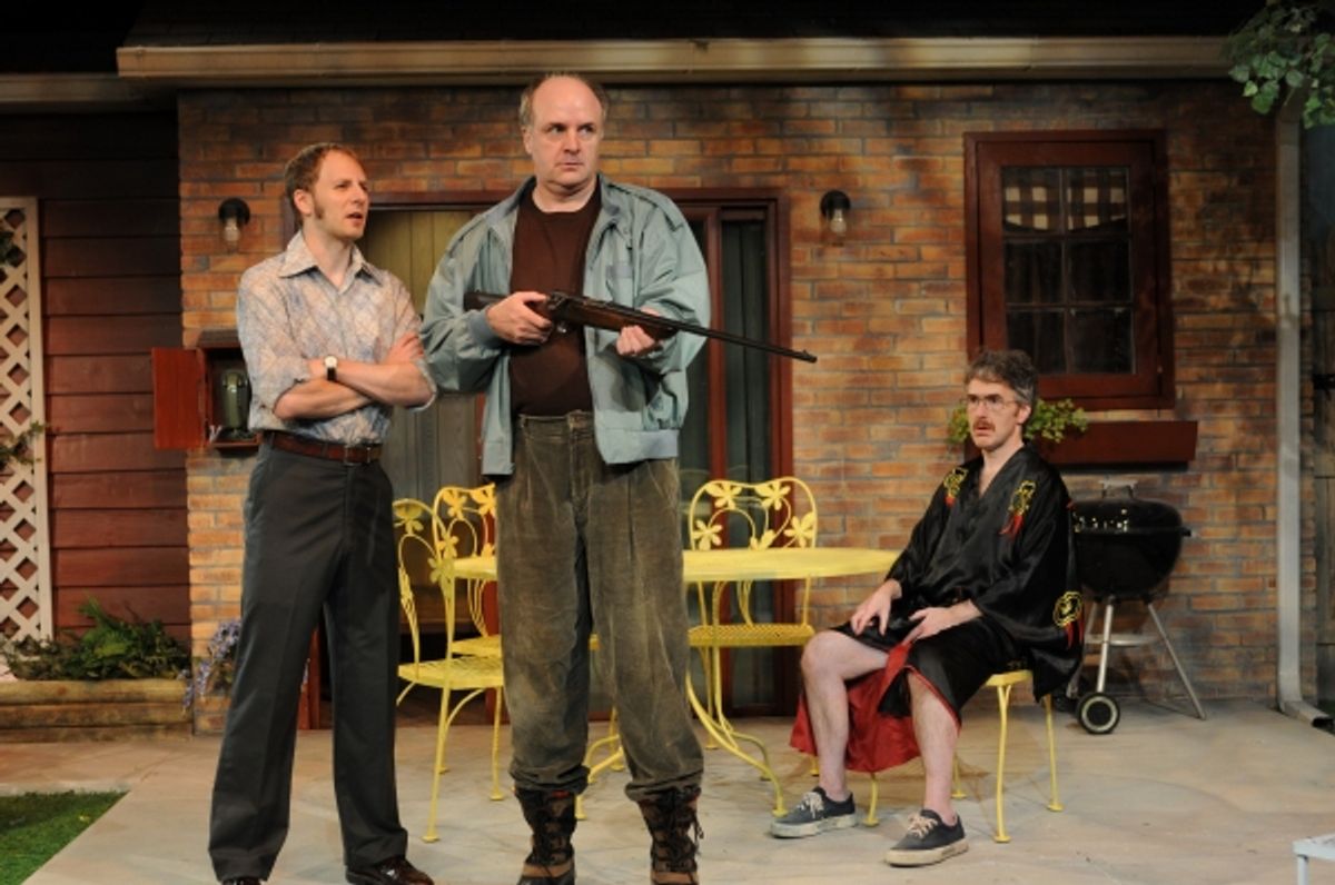 Bradford Lund, Mick Weber, and Michael Joseph Mitchell at 