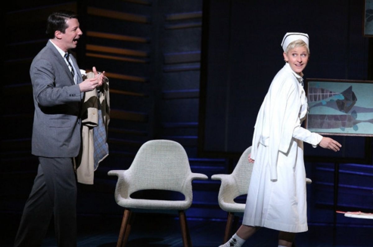 Sean Hayes, Ellen Degeneres at 