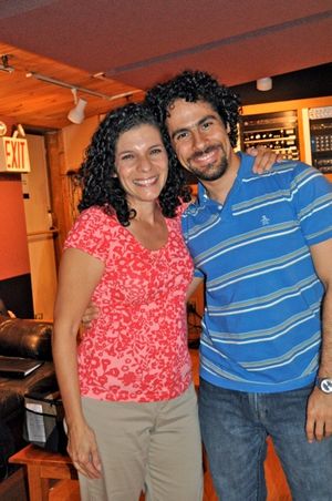 Blanca Camacho and Alex Lacamoire Photo