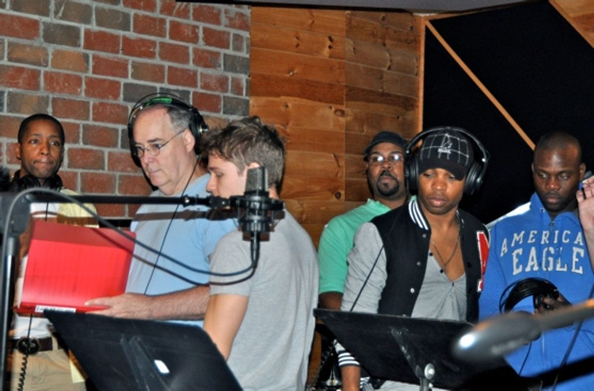 Jermaine R. Rembert, John Jellison, Andy Mills, James Monroe Iglehart, Todrick Hall, and Rhett George at 