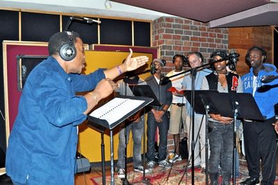 Shelton Becton directs the ensemble Photo