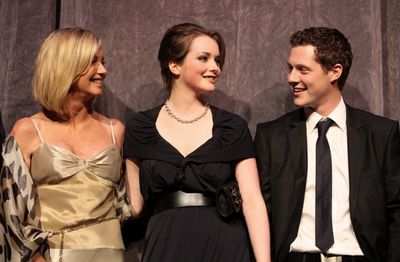 Olivia Newton John, Allie MacDonald and Noah Reid Photo