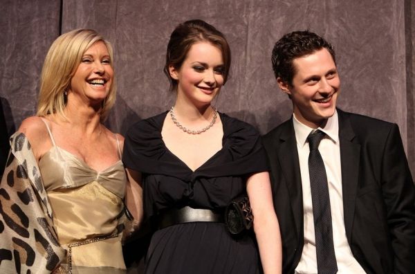 Olivia Newton John, Allie MacDonald and Noah Reid Photo