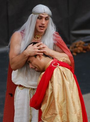 Tony Naumovski (standing) and Jaime Carrillo @ BroadwayWorld Tony Naumovski (standing) and Jaime Carrillo Photo