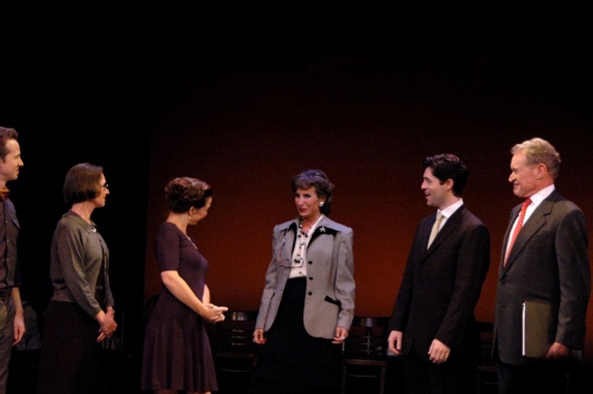 David Turner, Susan Blommaert, Jessica GrovÃ'Â©, Andrea Marcovicci, Peter Lockyer, and Charles Kimbrough  at 