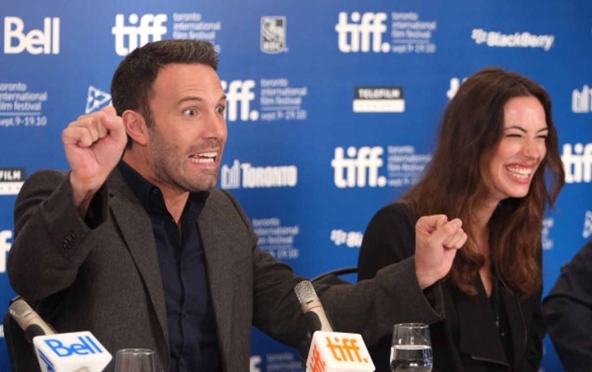 Ben Affleck and Rebecca Hall at 