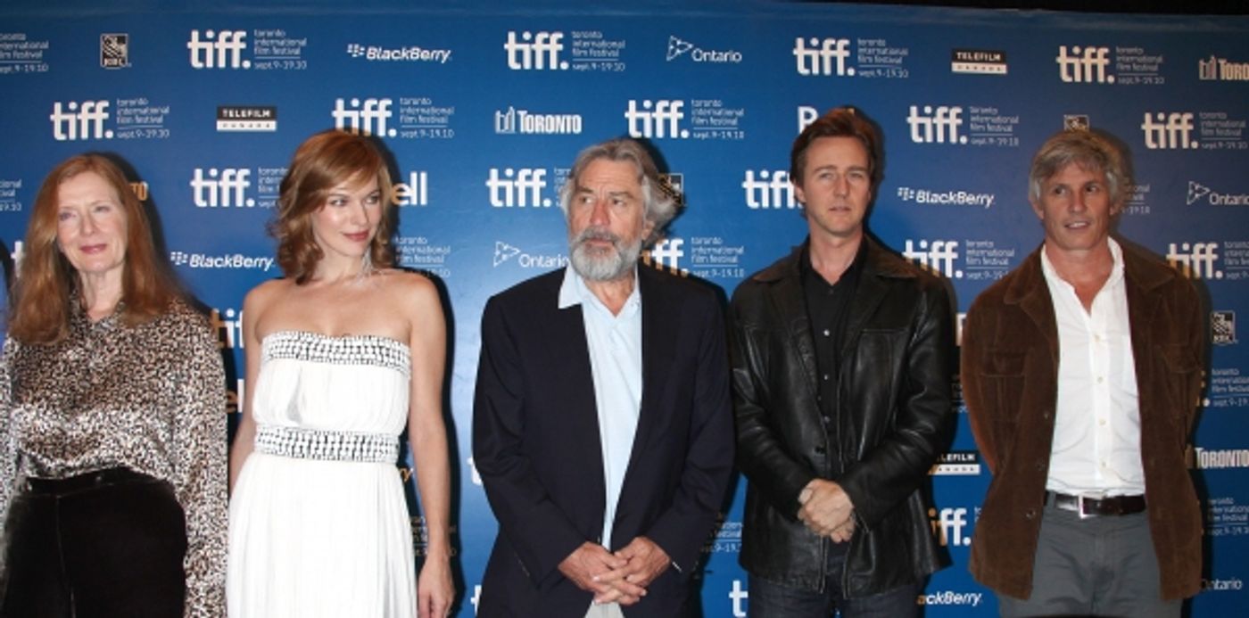 Photo Coverage: STONE Press Conference at the Toronto International Film Festival  Image