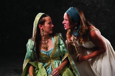 Mariko Nakasone (left) as Marina and De Anne Dubin as Bawd Photo