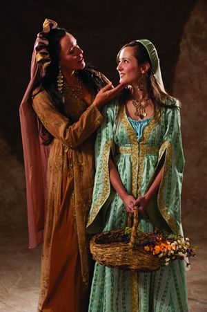 Liisa Ivary (left) as Dionyza and Mariko Nakasone as Marina Photo