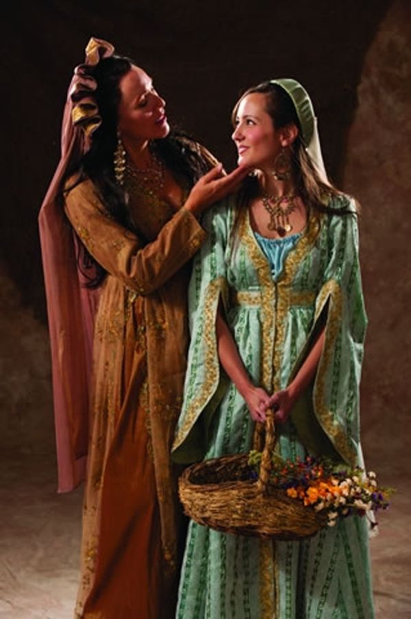 Liisa Ivary (left) as Dionyza and Mariko Nakasone as Marina Photo