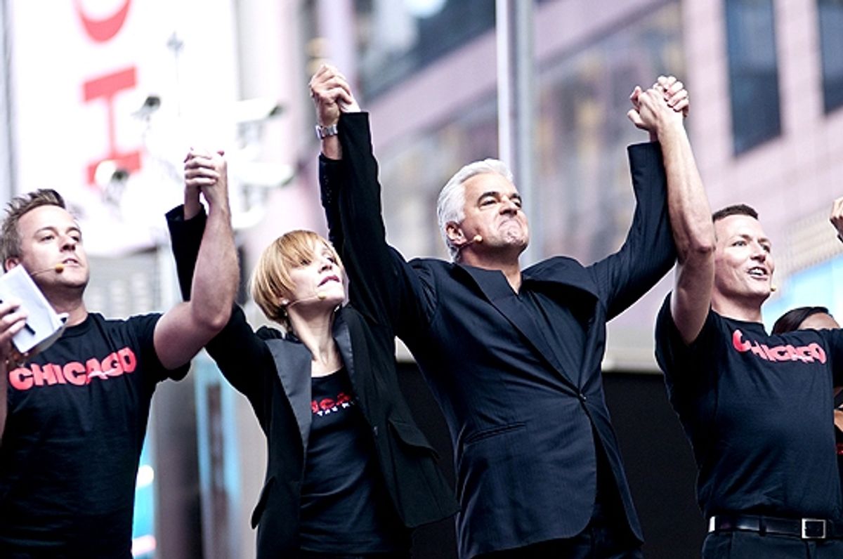 Charlotte d'Amboise, John O'Hurley  & the cast of Chicago at 