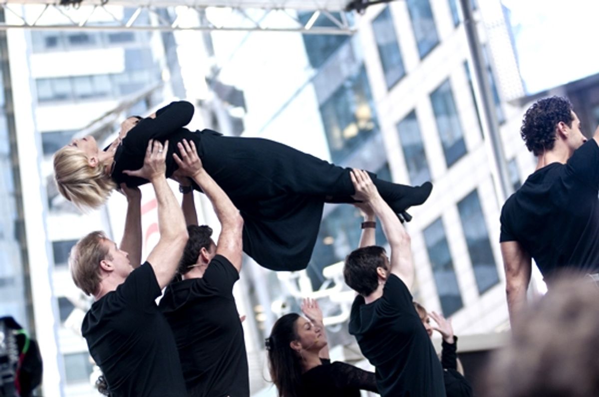 Rachel de Benedet & the cast of the Addams Family   at 