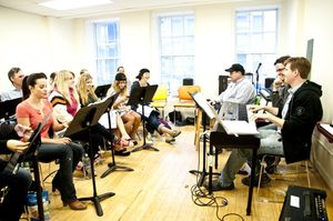 Jenna Leigh Green, Annaleigh Ashford and the cast of HEATHERS Photo