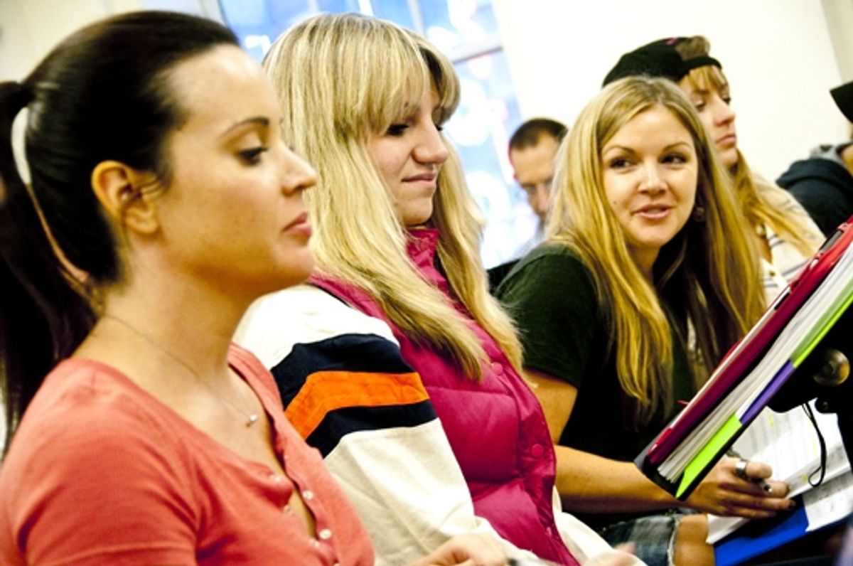 Jenna Leigh Green, Annaleigh Ashford, Corri English and Christine Lakin at 