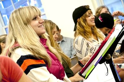 Annaleigh Ashford, Corri English, Christine Laken and Alex Ellis Photo