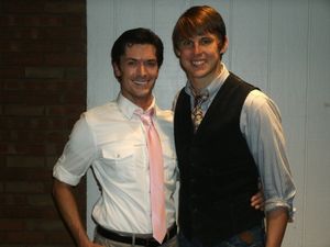 Adam Estes and Drew Nellessen @ BroadwayWorld Adam Estes and Drew Nellessen Photo