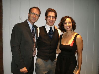 Gary Carlson, Adrian Aguilar and Pegah Kadkhodaian Photo