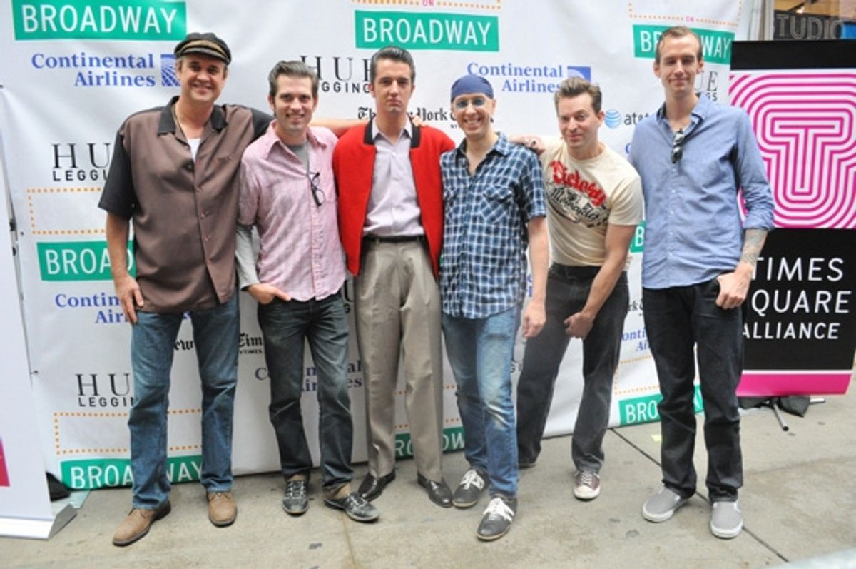 Lance Guest, Robert Britton Lyons, Eddie Clendening, Larry Lelli, Levi Kreis and Corey Kaiser  at 