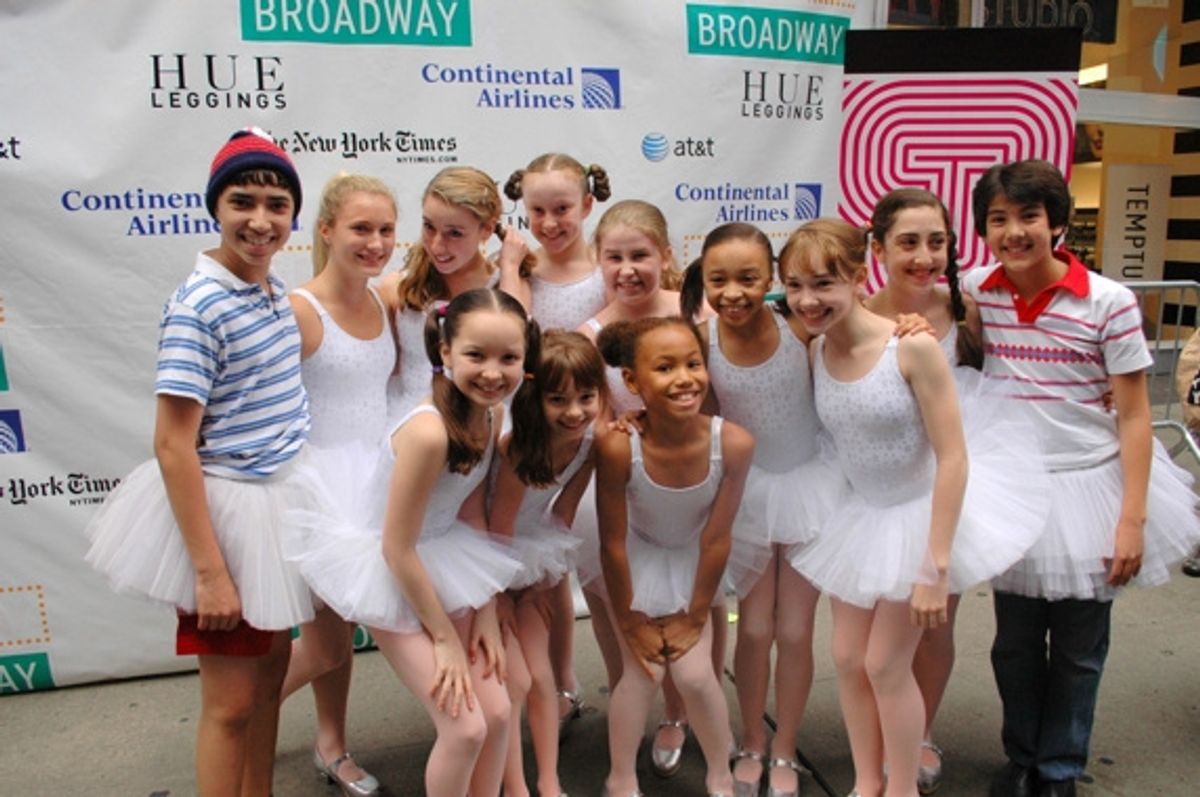 Dayton Tavares, Alex Ko and the Ballet Girls of Billy Elliot at 