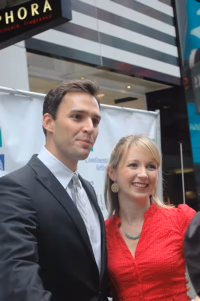 Ryan Silverman and Sara Jean Ford-Phantom Of The Opera Photo