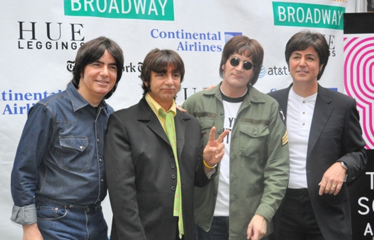 Joe Bithorn, Ralph Castelli, Steve Landes and Joey Curatolo-The Cast of Rain at 