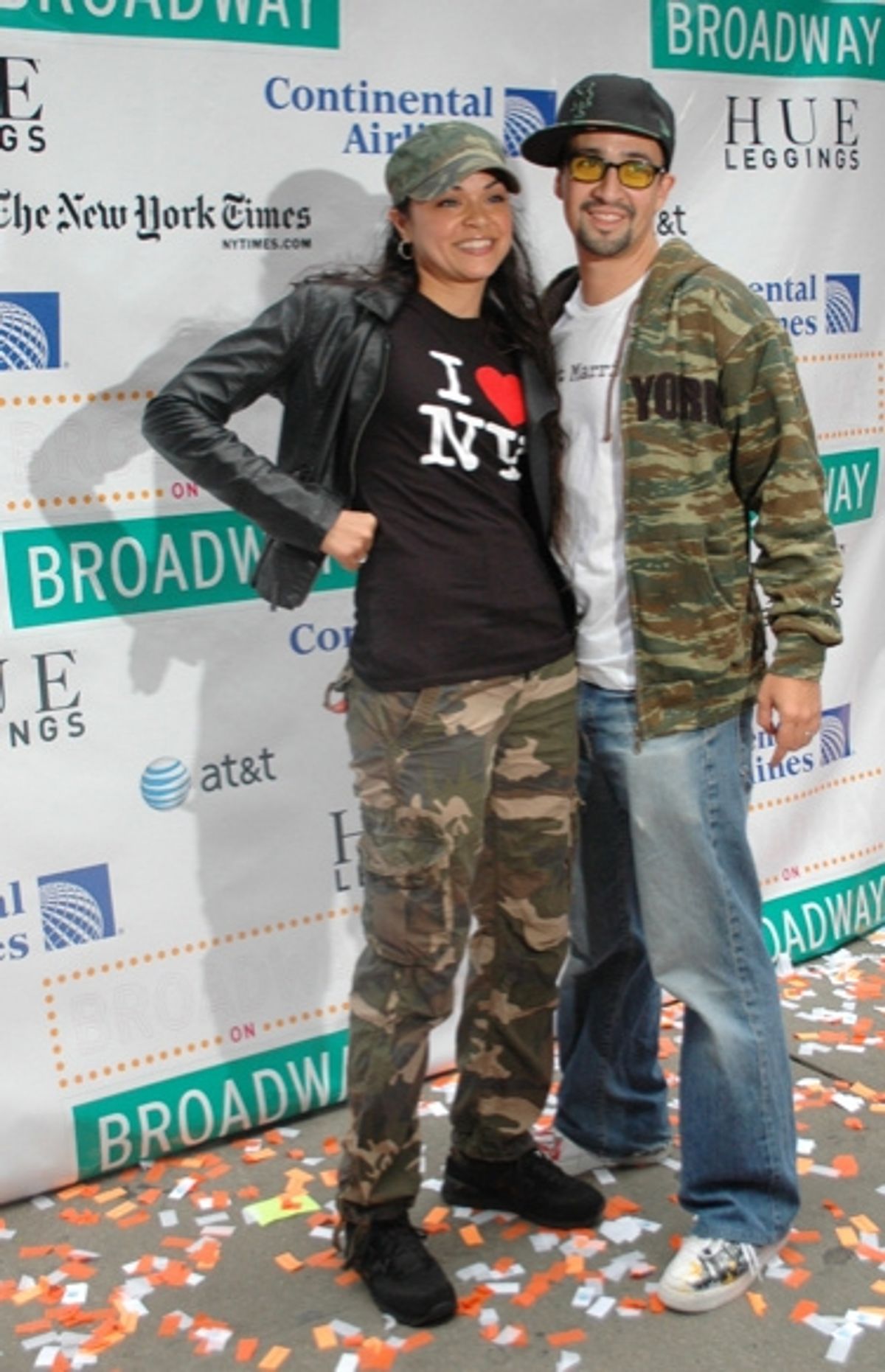 Karen Olivo and Lin-Manuel Miranda at 