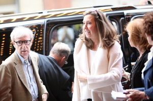 Woody Allen and Leslee Dart Photo