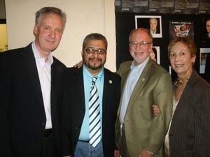 Steven Peterson, Richard Perez, George and Susan Van Dusen Photo