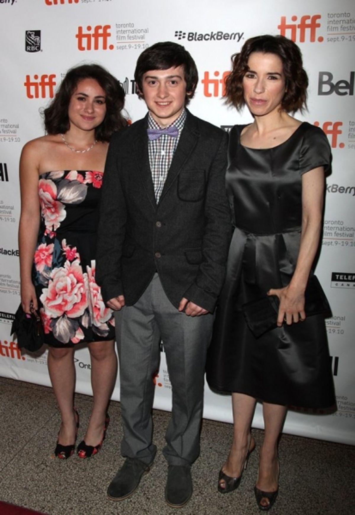 Yasmin Paige, Craig Roberts and Sally Hawkins  at 