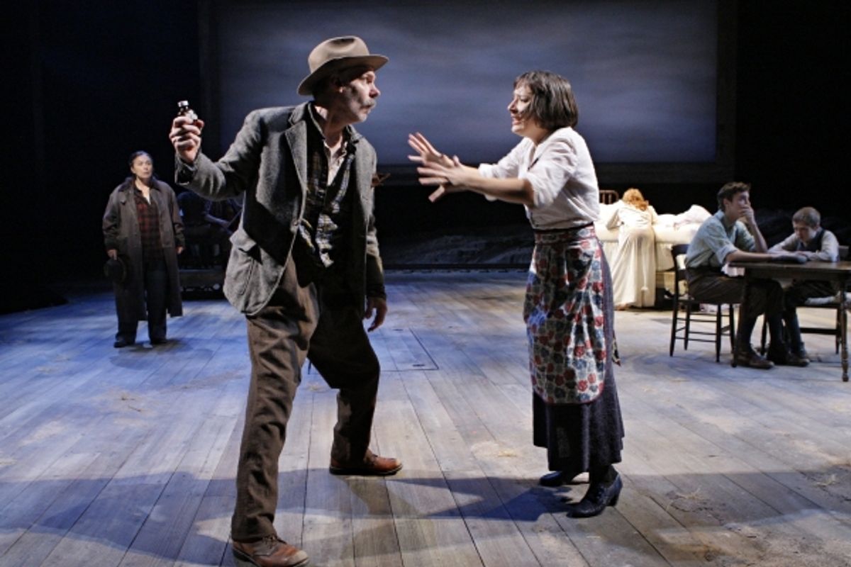 Sheila Tousey (Step and a Half), Terry Hempleman (Roy Watzka), Emily Gunyou Halaas (Delphine Watzka), Katie Guentzel (Eva Waldvogel), Ryan McCartan (Franz Waldvogel) and Nicholas Saxton  at 